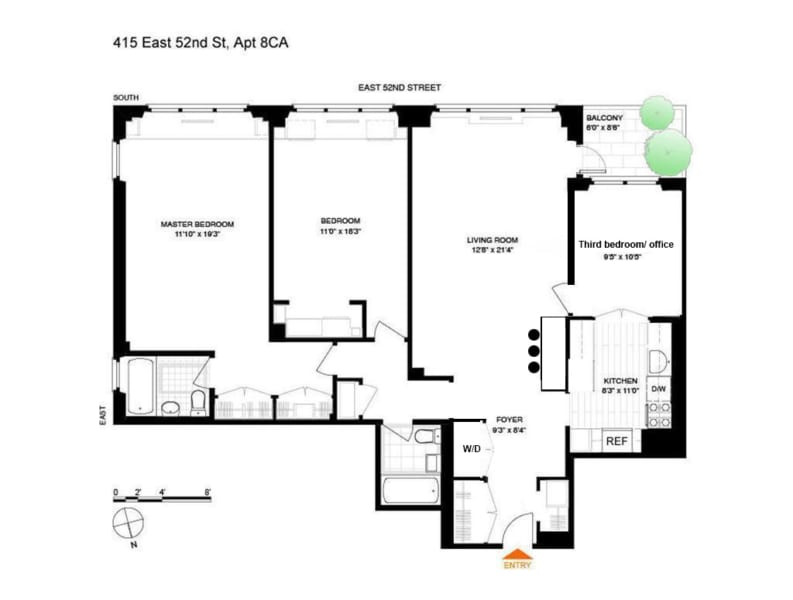 415 East 52nd Street, 8CA Wald Real Estate